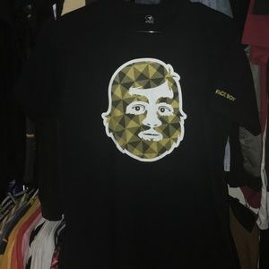 Fur Face Boy Black Crewneck mens medium t-shirt